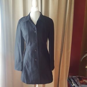 Banana Republic Black Trench Coat